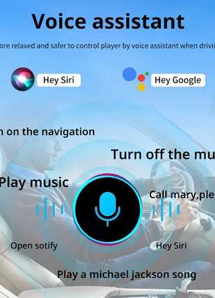 11.26 inch IPS Touch Screen Multimedia Video Player Portable 4K DVR Wireless CarPlay/Android Auto Dual Lens Driving Recorder - Riparo82