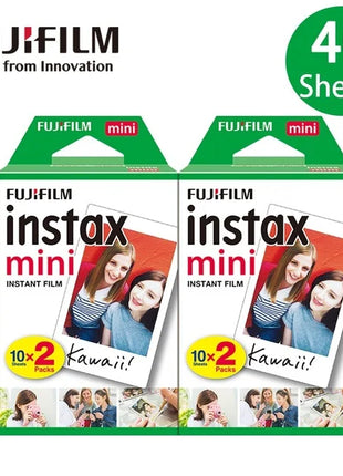 Fujifilm Instax Mini Pellicola Bordo Bianco 10 20 40 60 80 100 Fogli Per FUJI Macchina Fotografica Istantanea Mini 12/11 Mini 9 8 7s 70 EVO Link