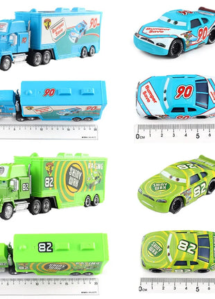 Auto 2 Mack Truck Pixar auto da corsa Lightning McQueen Jackson Storm mini Car 1 3 collezione Pressofuso Giocattolo in metallo Regalo per il regalo del capretto - riparo82
