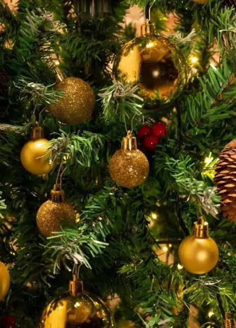 100 pz Decorazioni Di Natale Palline Albero Palle Di Natale Festa di Nozze Ornamento Forniture Per Feste Ornamento Di Natale Palla Palline Di Natale - riparo82