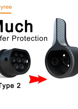 feyree EV Charger Holder Holster Dock For Electric Vehicle Type 2 Charging Cable Extra Protection Leading Wallbox - Riparo82