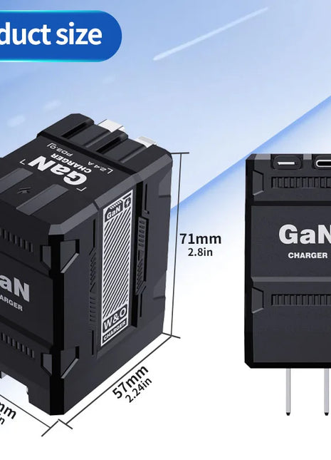 GaN 20W Fast charging PD3.0 Charger Type C lighting For iPhone 12 13 Samsung Huawei Xiaomi Mobile Phone EU/US Plug Wall Charger - Riparo82