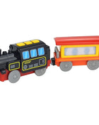 Locomotiva in legno Magnetic Electric Car Train Toys Fit Biro wood Diecast Slot Train Track Railway Educational Toys For Kids