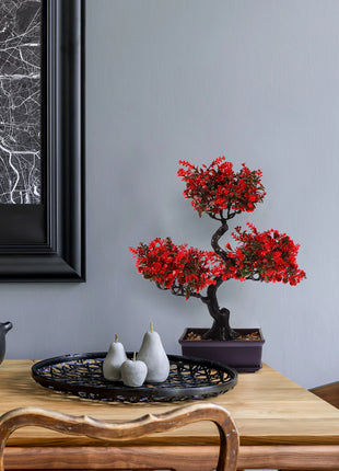 Realistic Artificial Bonsai Tree Plastic Potted Plants Desk Home Garden Office Artificial Plants Bonsai Tree Indoor Decor Fake