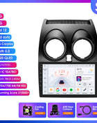 Hizpo 8G+128 AI Voice Car Radio Android Auto Multimedia For Nissan Qashqai J10 2006 2007 2008-2013 Carplay 4G 2din GPS autoradio