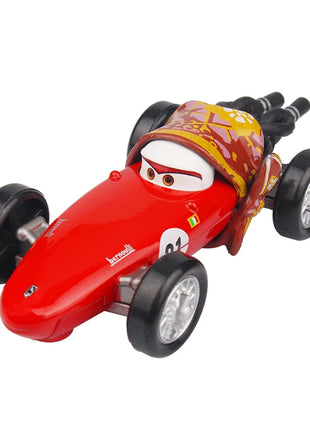 Disney Pixar Cars 2 3 Pressofuso in metallo Veicolo Saetta McQueen Mater Jackson Storm Miss Fritter Auto Giocattolo Giocattoli per bambini Regali di Natale - riparo82