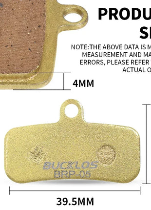 BUCKLOS MTB Pastiglie Freno A Disco per SHIMANO D02S Pastiglie Freno Idraulico In Metallo A Base di Rame Pastiglie Freno Per Mountain Bike per M9120 M820 M810