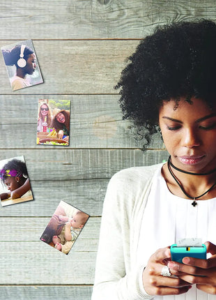 Carta fotografica originale Kodak Premium Zink da 2"x3" (20-100 fogli) compatibile con Kodak Smile, Kodak Step, carta fotografica PRINTOMATIC