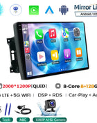 Android 14 Car Radio QLED GPS Navigation Multimedia Player For Jeep Compass/Commander/Grand Cherokee/Wrangler/Liberty AutoRadio - Riparo82