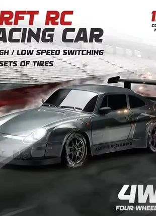 4WD RC Drift Car con luce a LED 2.4G Radio 20KM/h Auto da corsa telecomandate ad alta velocità Modello di veicolo Giocattolo regalo per Ragazzo Ragazza Kid