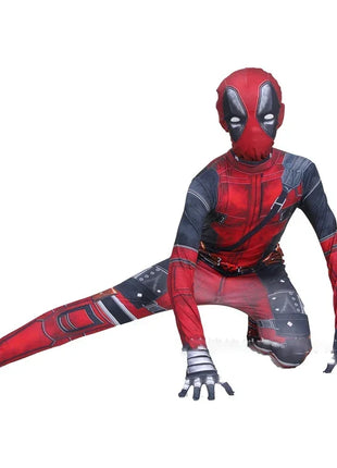Costume cosplay Deadpool per bambini Regali da supereroe Tuta Deadpool Costumi per bambini Supereroi Vestito per bambini Costume per bambini di Halloween