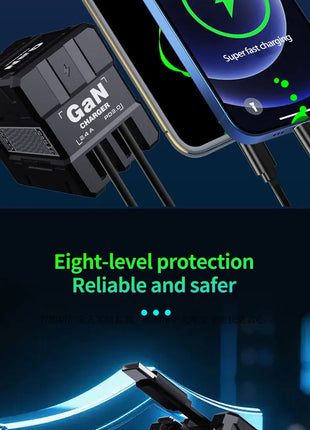 GaN 20W Fast charging PD3.0 Charger Type C lighting For iPhone 12 13 Samsung Huawei Xiaomi Mobile Phone EU/US Plug Wall Charger - Riparo82