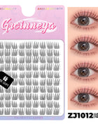 GROINNEYA DIY Lashes Extension Kit Cute Cat Paw False Eyelashes for Enlarged Eyes Korean Actress Natural Make Up - Riparo82