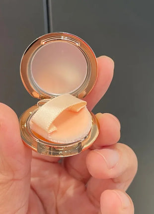 Eyeshadow Palette with Puff 0.2-1g Round Monochromatic Case Small 25mm Portable Shadow Highlight Box for Mini Cosmetic Sample - Riparo82