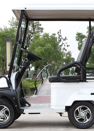 Mini Autobus Elettrico 2-4 Posti con Tetto - Scooter Turistico Doppia Fila - riparo82