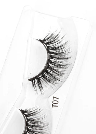 1 Pair Magnetic Eyelashes Wispy 3D Mink Lashes Natural Long Faux Cilios Eyelash Extension Handmade False Eyelashes Makeup Tools