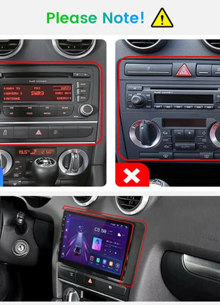 AWESAFE PX9 Car Radio Autoradio for Audi A3 8P 2003 - 2013 Wireless Carplay Screen Android Auto Stereo GPS France - Riparo82