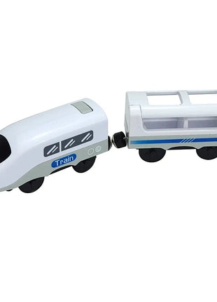 Locomotiva in legno Magnetic Electric Car Train Toys Fit Biro wood Diecast Slot Train Track Railway Educational Toys For Kids