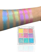 Sheeneffect Chameleon Chrome Eyeshadow Palette 9 Colors High End makeup Cosmetics