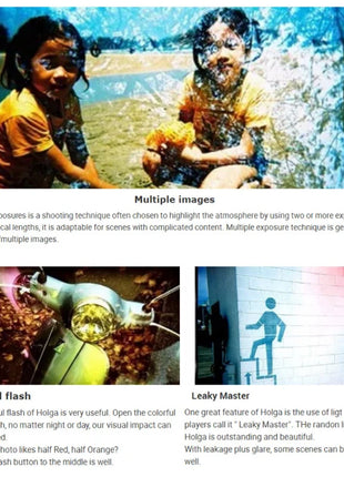 Nuovo Holga 120N Retro Point And Shoot Film Camera Lomo Manuale Prime Film Camera Lomography Lomo Per Kodak Fujifilm nero