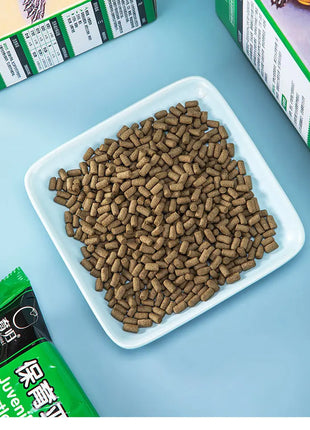 YUR KWAI Sub-Adult Turtle Food - Protein Pellets for Red-Ear Slider/Terrapin/Box Turtle-Shell Hardening Formula with Calcium&D3 - Riparo82