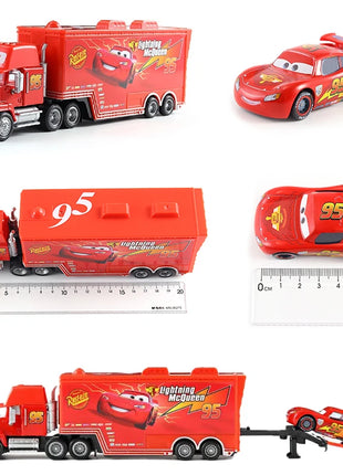 Auto 2 Mack Truck Pixar auto da corsa Lightning McQueen Jackson Storm mini Car 1 3 collezione Pressofuso Giocattolo in metallo Regalo per il regalo del capretto - riparo82