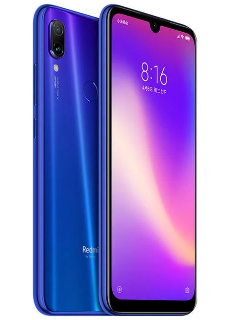 Xiaomi Redmi Note 7 PRO Smartphone originale 6GB 128GB Snapdragon 660AIE Telefono cellulare Android 48.0MP + 5.0MP Fotocamera posteriore cellulare - riparo82