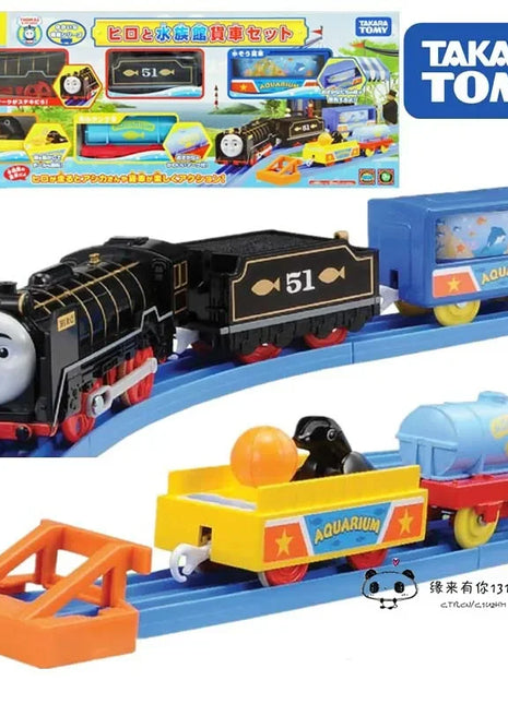 TAKARA TOMY Simulazione in lega pressofusa modello di auto Treno elettrico Pule Road Thomas Anne e Krabel pista Toy Gordon Set, giocattolo per ragazzi - riparo82