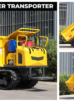 Mini Autocarro Cassone Ribaltabile 800kg - Trasportatore Cingolato Agricolo - riparo82