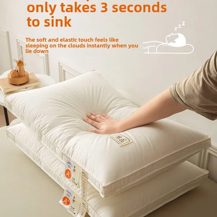 1pc Soft Filling Sleeping Pillows for Home Bed Almohadas Para Dormir High Quality Pillow 48x74cm Washable Neck Cushion