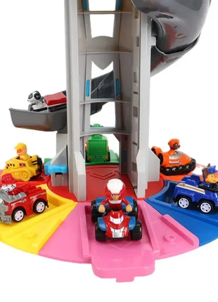 Paw Patrol Set di giocattoli Cartoon Anime Figure Patrol Canine Chase Skye Rimbalzo Bicicletta Decorazione della casa Regali di compleanno di Natale per bambini - riparo82