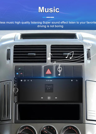 Hikity 2+64G Carplay Android 1din Car Radio Android Auto Stereo 6.86" GPS Navigation Player support FM WiFi USB Rear Camera - Riparo82