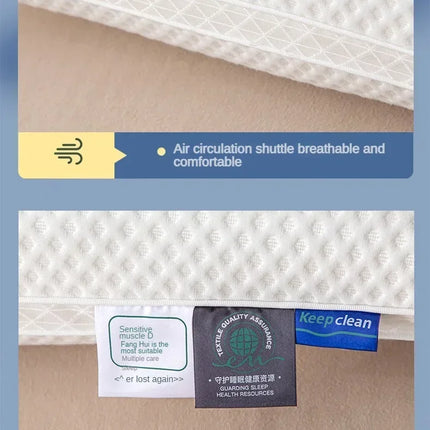 Neck Pillow Help Sleep And Protect The Neck Cervical Orthopedic Household Soybean Fiber SPA Massage Pillow For Sleeping New