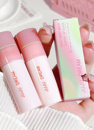 JUJU DREAM 6 Color Matte Lip Glaze - Long-lasting, colourless, non-stick cup velvet, student-friendly, brightening nude lipstick - Riparo82