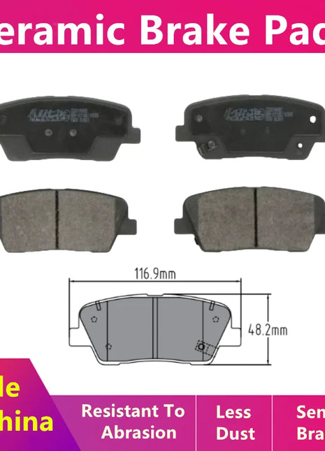 Per Zte Weishi 1949 Pastiglie freno posteriori/2021 2022 2023 2024/Parti auto -01017