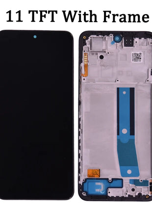 Per Xiaomi Redmi Note 11 Display LCD Nota 11 2201117 Digitalizzatore in vetro touch screen TG per Redmi Note 11S LCD con cornice - riparo82