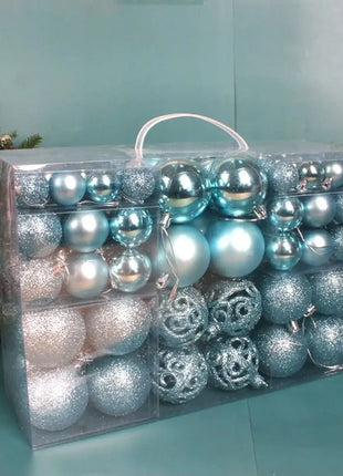 100 pz Decorazioni Di Natale Palline Albero Palle Di Natale Festa di Nozze Ornamento Forniture Per Feste Ornamento Di Natale Palla Palline Di Natale - riparo82