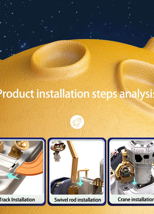 Modello di vagone da corsa Spazio Animali aerospazziali Giocattoli educativi Bambini Treno Pista Avventura Cervello Gioco interattivo meccanico - riparo82