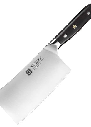 XINZUO Premium Modern 1-8PCS Din 1.4116 Stainless Steel Chef, Santoku, Utility & Paring Knife Set with Black - Riparo82