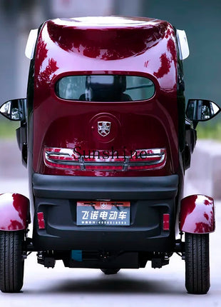 Pick up and drop off children Electric tricycle does not turn over Fully enclosed scooter with a battery life of 190 kilometers - Riparo82