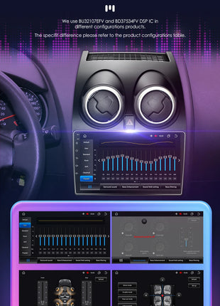 Hizpo 8G+128 AI Voice Car Radio Android Auto Multimedia For Nissan Qashqai J10 2006 2007 2008-2013 Carplay 4G 2din GPS autoradio - Riparo82