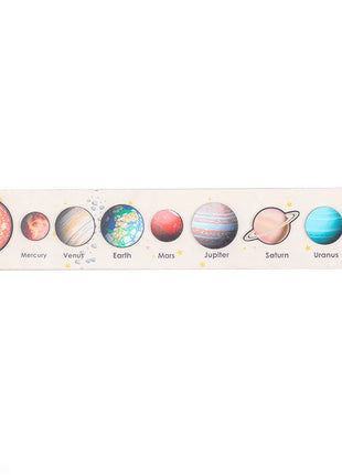Nuovi giocattoli in legno Montessori Otto pianeti Puzzle Terra Sole Sistema solare Pianeti Pianeti Cognizione Giocattoli educativi Regali per bambini - riparo82