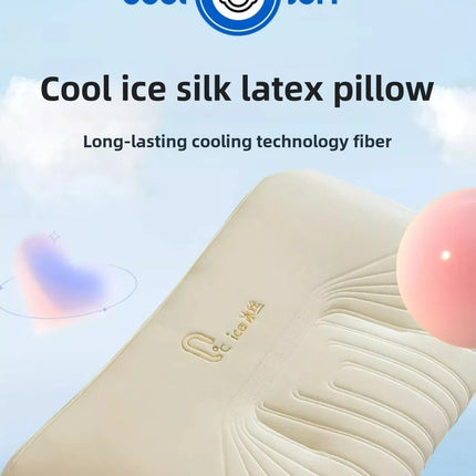 Four Season Ice Silk Soft Sleep High Pillow Supports Protects The Neck Used Side Sleeping Cotton Pillows For Bedrooms Offices