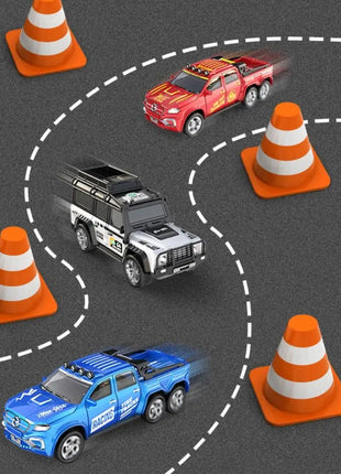 RC Cars 2.4G 5 canali 1:64 lega Mini telecomando SUV Drifts One Hour Long Endurance veicolo fuoristrada elettrico per bambini