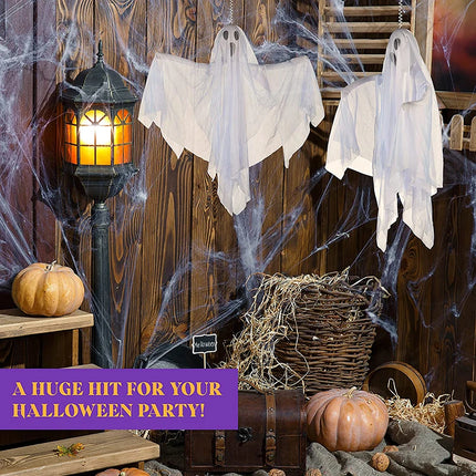 Halloween Ghost Pendant Ghost Horror Props DIY Halloween Decorations Garden Party Decoration Home Bar Hanging Decorations