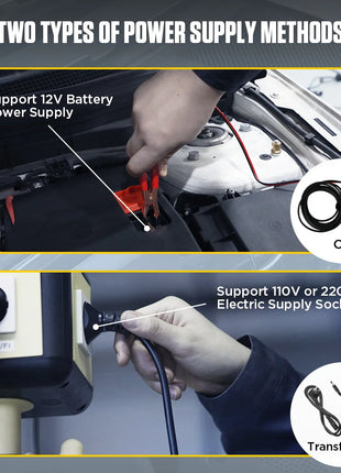 AUTOOL AST609 Car Brake Bleeder Kit Brake Fluid Bleeder Exchanger Machines Professional Pulsating Brake Oil Fluid Bleeding Tool - Riparo82