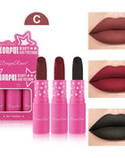 3Pcs/Box Korean Matte Lipstick Set for Women Waterproof Long-Lasting High Pigmented Lipgloss Cosmetic Beauty Makeup - Riparo82