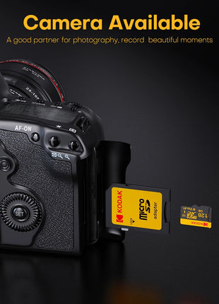 Kodak Micro SD Card Scheda di memoria classe 10 32G8 64GB 128GB 256GB U3 4K Ad alta velocità Catao De Memora Flash Memory TF card per fotocamera