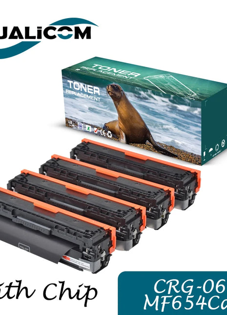 Qualicom CRG067 CRG-067 with chip compatible toner cartridge for CANON i-SENSYS MF651Cw 655Cdw 657Cdw Satera MF656Cdw MF654Cdw - Riparo82