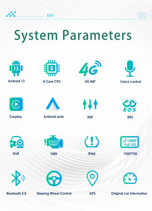 10.25"Carplay Android 13 Auto Car radio For Audi A4 A5 B8 S4 S5 2009-2016 car intelligent system Multimedia GPS Stereo Head Unit - Riparo82